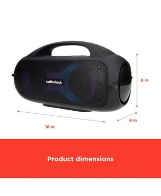 60W Black and Gray Wireless Portable Speaker With Lights True Wireless Audio And Type C-Charging Cable 4001787