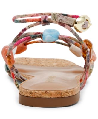 Women's Tides Studded Strappy Flat Sandals