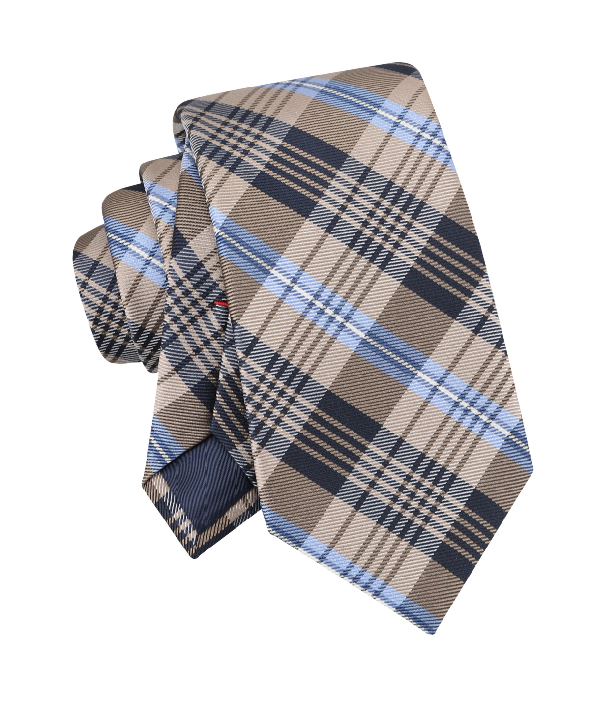 Tommy Hilfiger Men's Grayson Classic Plaid Tie In Brown