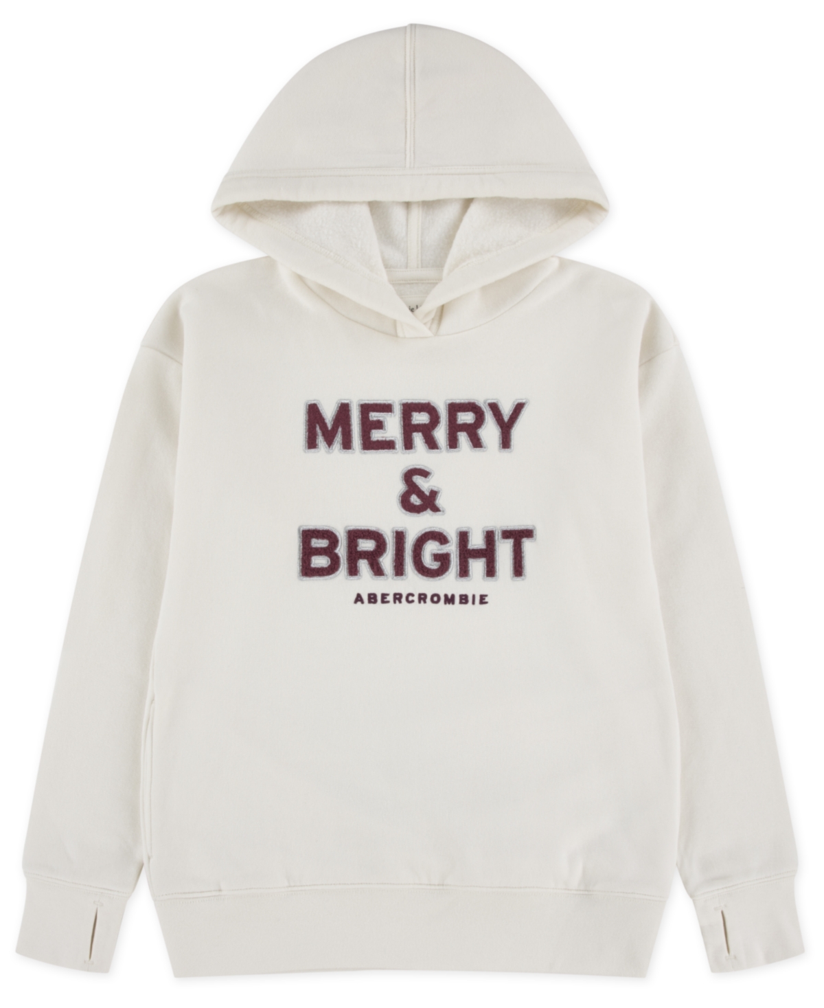 abercrombie kids Girls Merry and Bright Pullover Hoodie