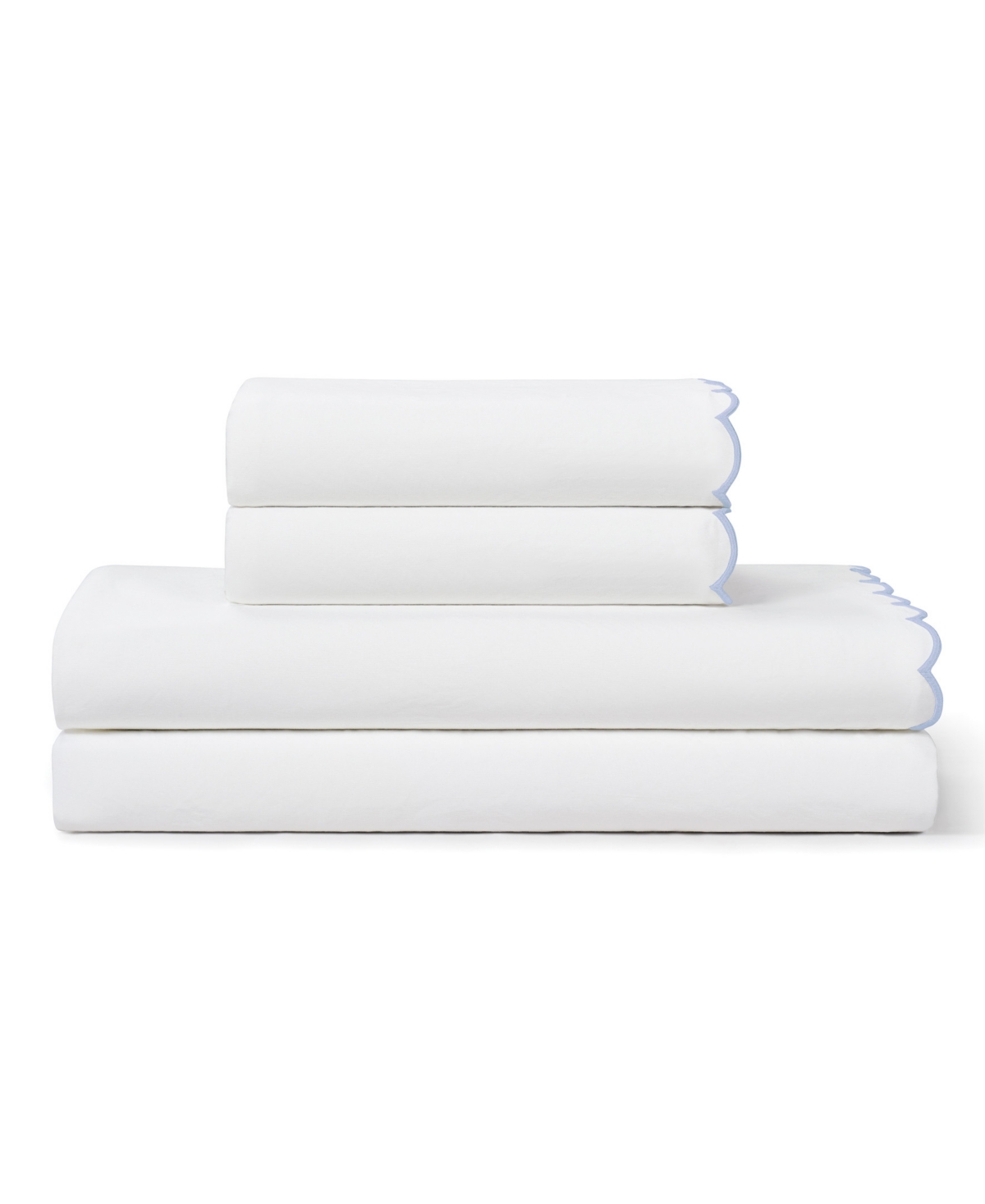 Peri Home Scallop 300-Thread Count Cotton 4-Pc. Sheet Set