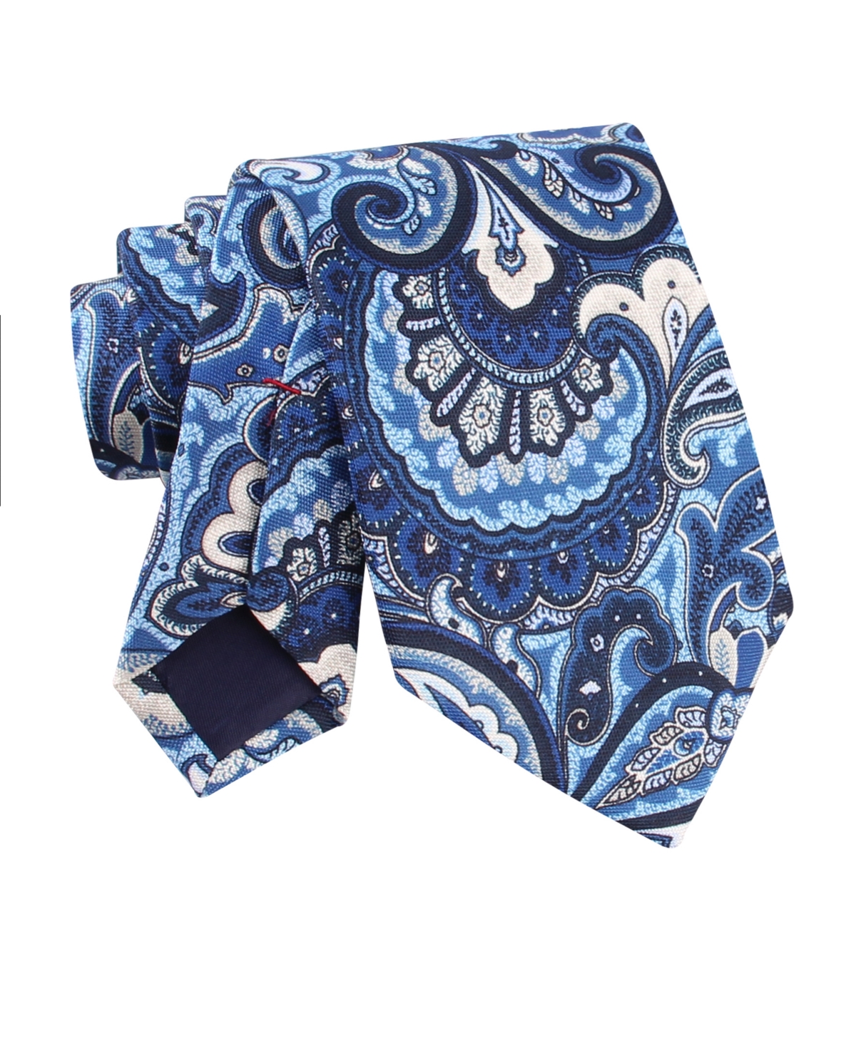 Tommy Hilfiger Men's Paisley Print Tie In Blue