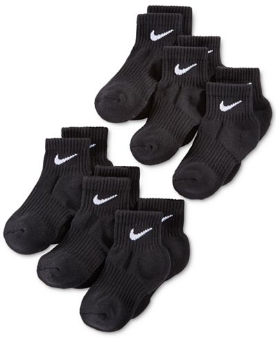 Nike Boys' or Little Boys' 6-Pack Ankle Socks - Underwear & Socks ...