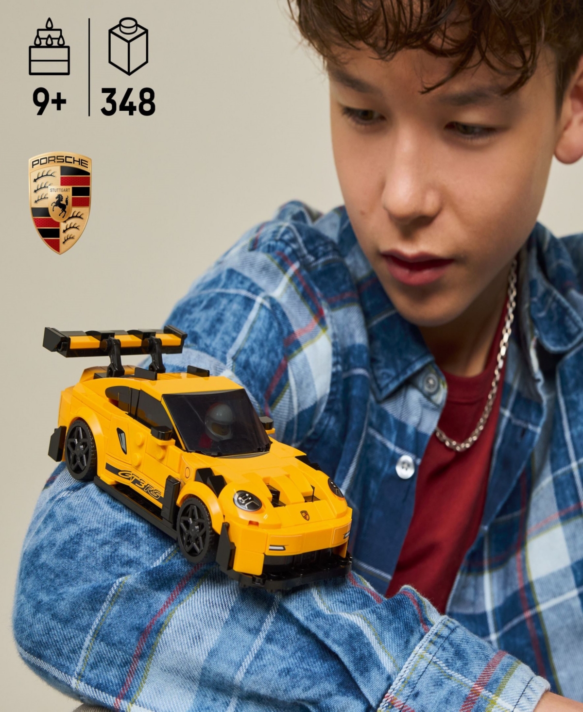 Lego Speed Champions Porsche 911 Gt3 Rs Super Car 77239, 348 Pieces In Multi