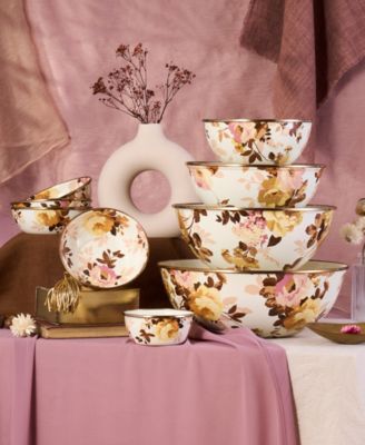 Wild Rose White Small Everyday Bowl, 40-oz.