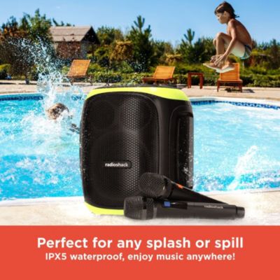 120W RGB 19800mAh Portable Karaoke Bluetooth Speaker with 2 Wireless Microphones