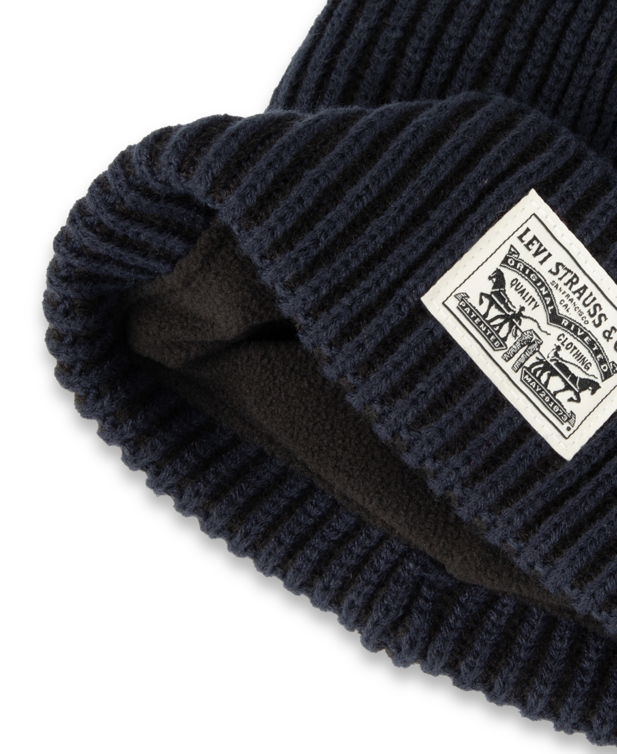 Levi's Men's 2-piece Beanie And Gloves Set In Blue