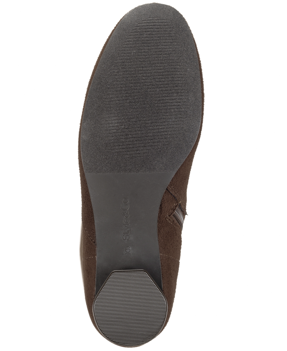 Style & Co Women's Brysonn Round Toe Boots, Macy's Exclusive In Brown