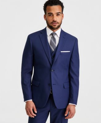 Men's Slim-Fit Stretch Solid Suit Jacket