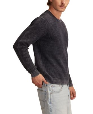Men's Waffle Crewneck Sweater