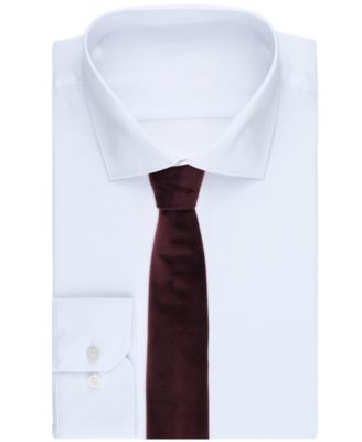 Men's Tux Velvet Solid Tie, Macy's Exclusive