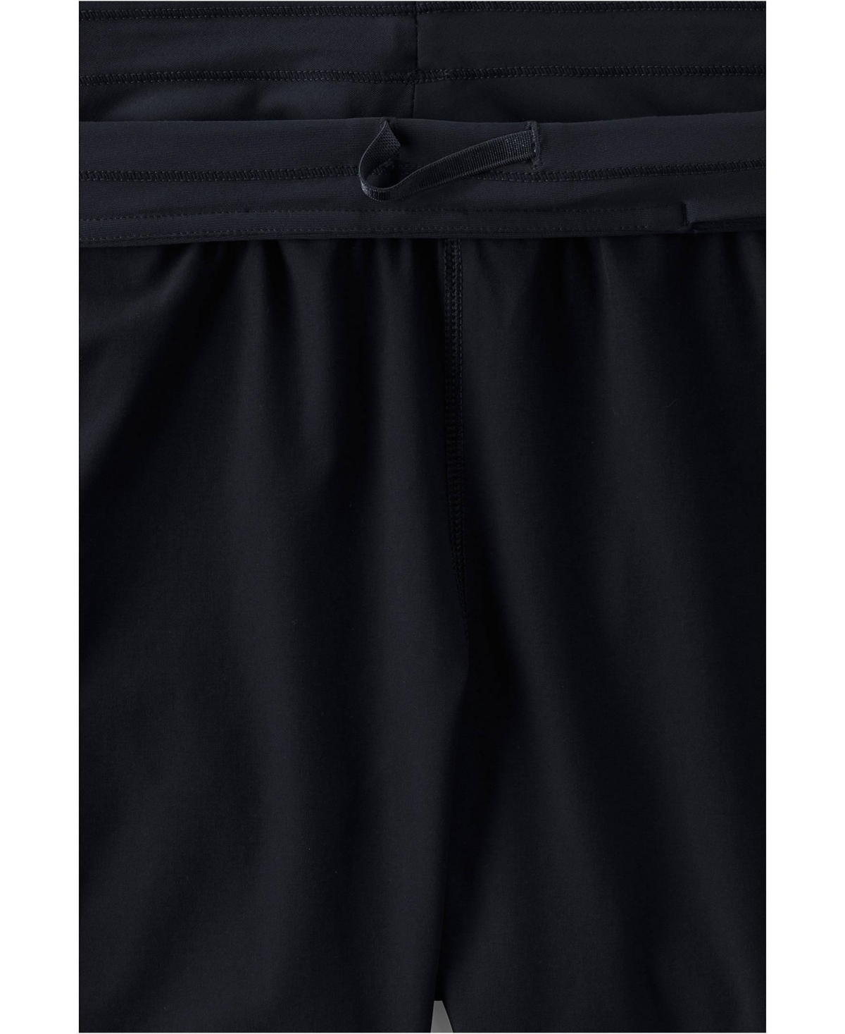Lands' End Women's 3" Quick Dry Elastic Waist Board Shorts Swim Cover-up with Panty