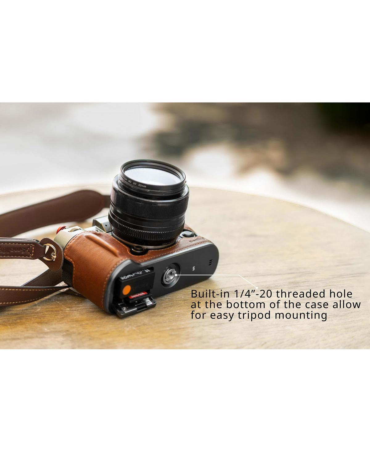 SmallRig SmallRig Leather Half Case Kit for Fujifilm X-T50, Brown