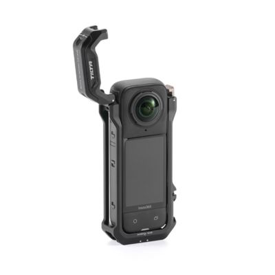 Full Camera Cage for Insta360 X4 Action Camera, Black