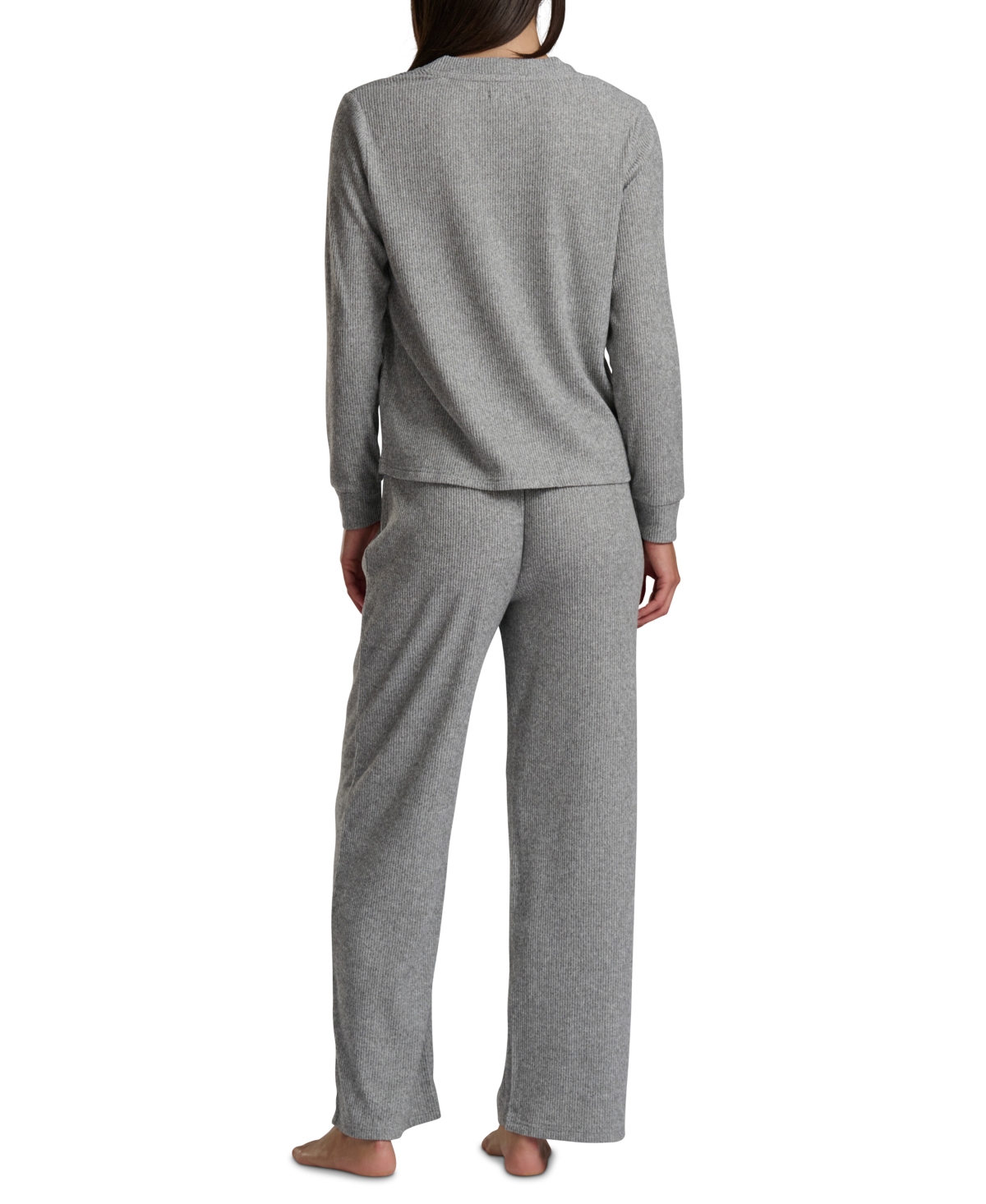 Tommy Hilfiger Women's 2-piece Long Sleeve Cardigan And Pants Set In Gray