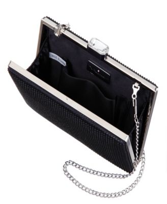 Crystal Minaudiere Lift Lock Clutch