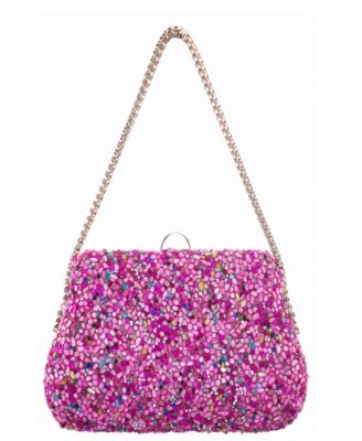 Rock Candy Minaudiere Crystal Lift Lock Clutch