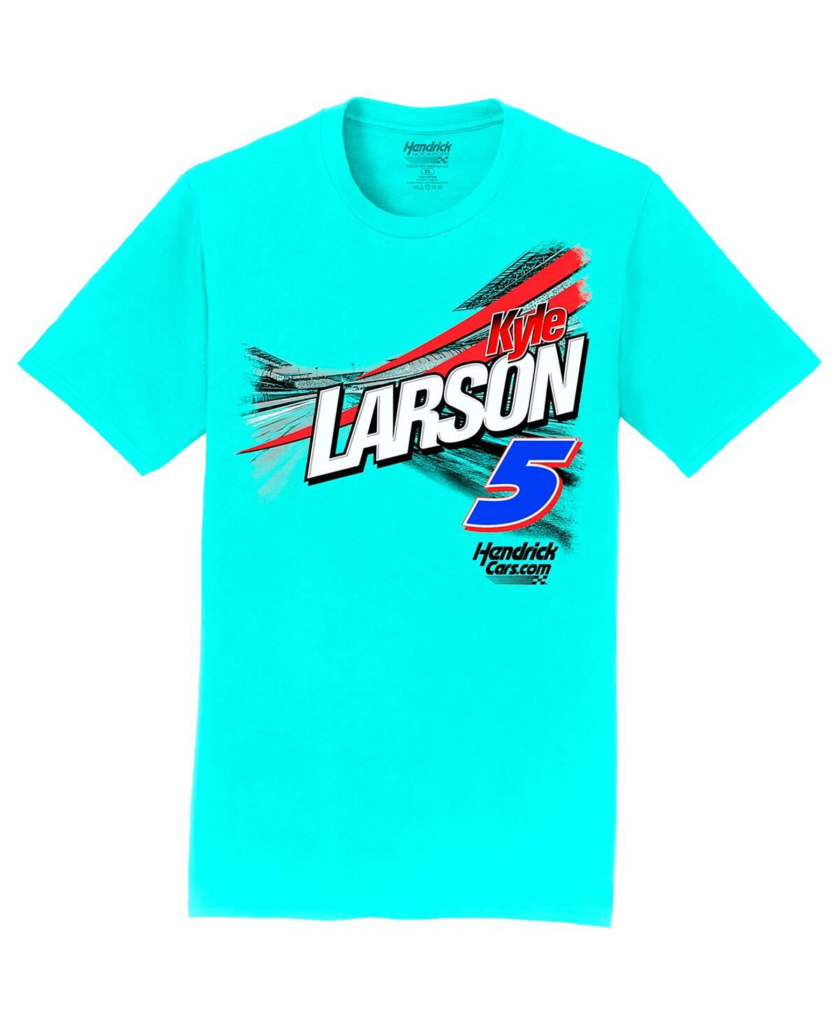 Hendrick Motorsports Team Collection Men's Aqua Kyle Larson Car T-shirt In Blue
