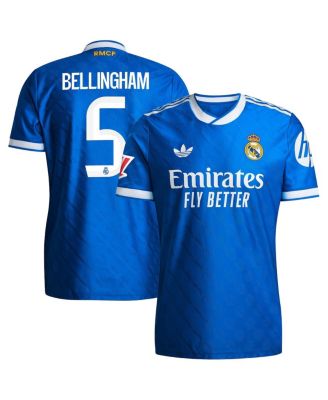 adidas - Men's Jude Bellingham Blue Real Madrid 2025/26 Third Authentic Player Jersey