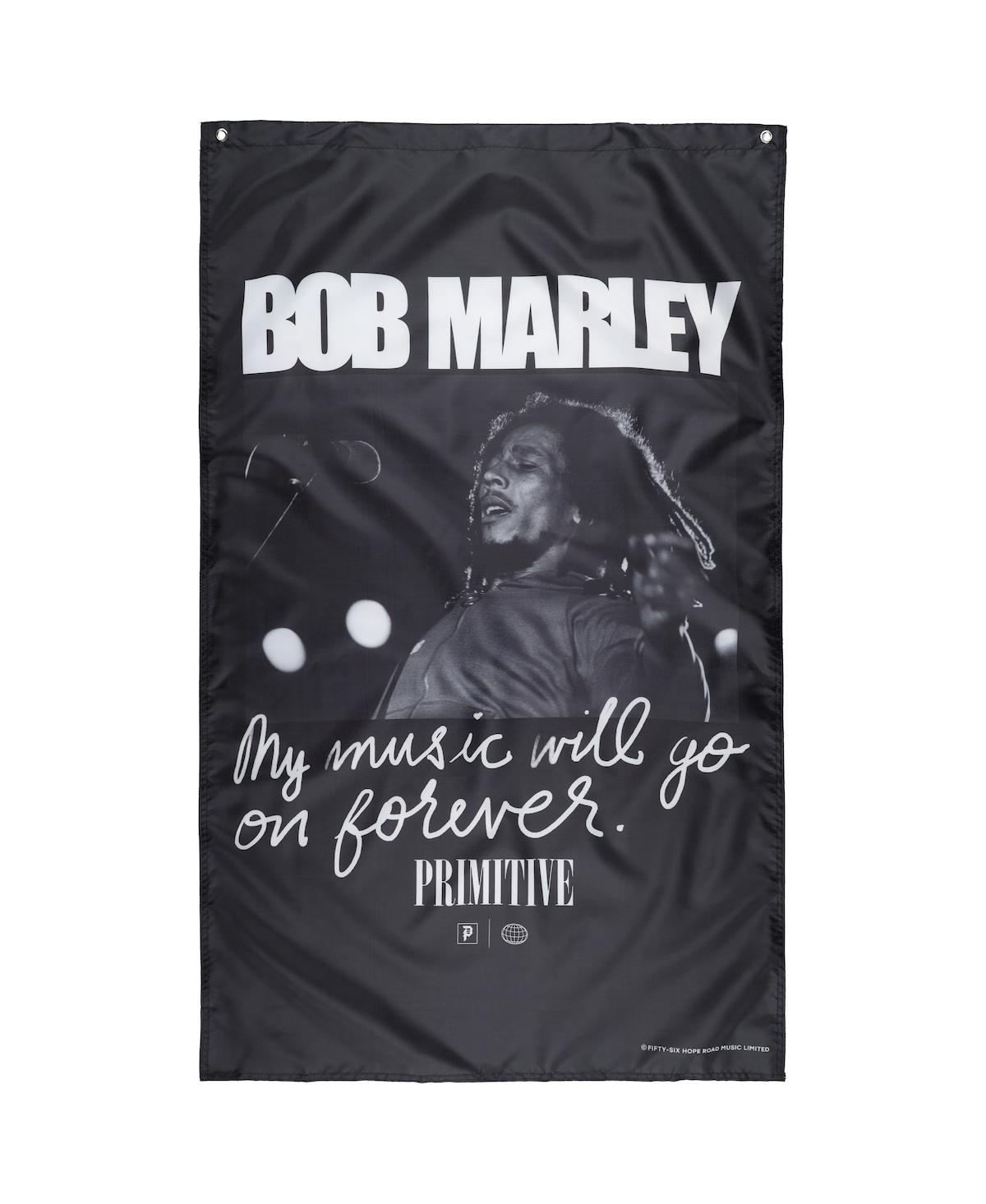 Primitive Apparel Bob Marley 30" X 49" Forever Banner In Blue