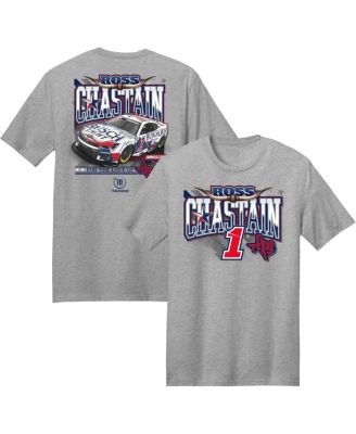 Trackhouse Racing Team Collection - Men's Heather Gray Ross Chastain Busch Light Car T-Shirt
