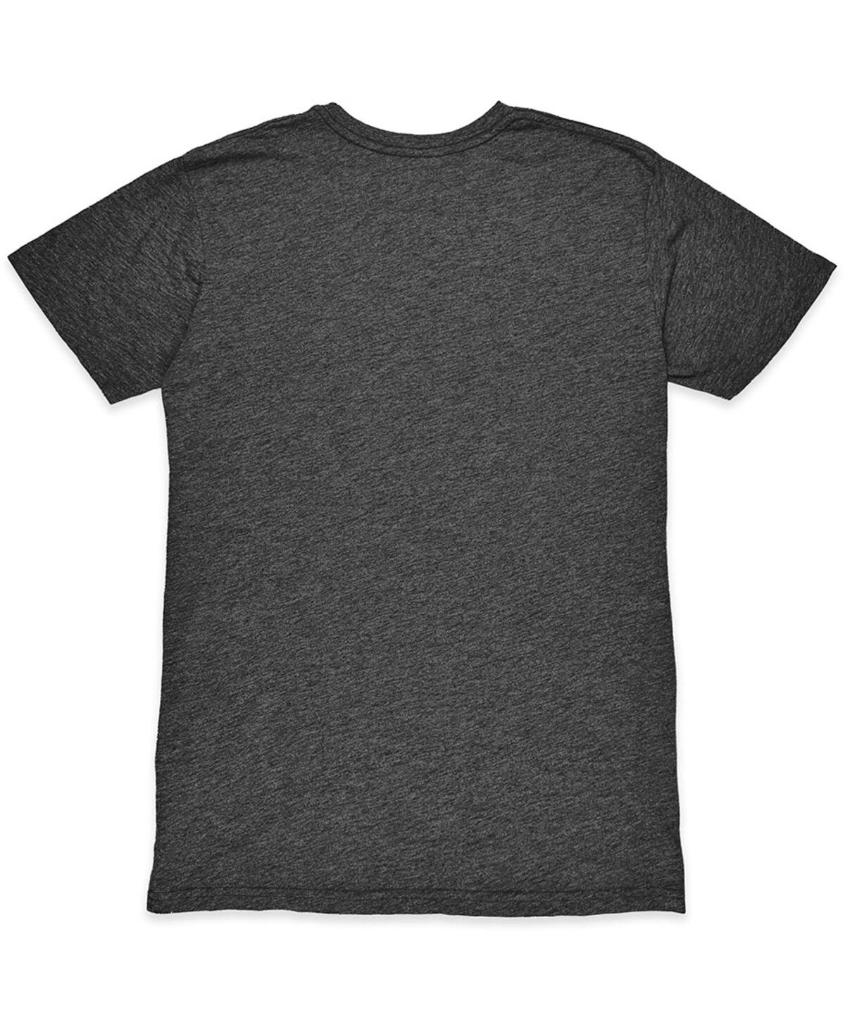 1863fc Men's Heather Black Chelsea Mono Badge Tri-blend T-shirt In Gray