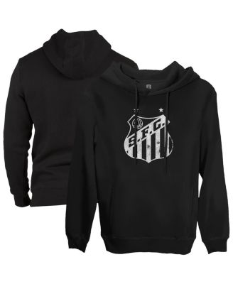 1863FC - Men's Black Santos FC Fleece Pullover Hoodie