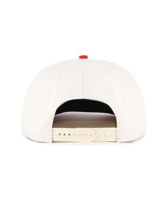 Men's and Women's Natural Georgia Bulldogs Crossover Off Hand Captain Adjustable Hat