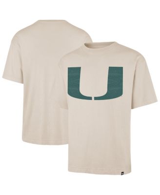 '47 Brand - Men's ' Cream Miami Hurricanes Ravine Foundation T-Shirt