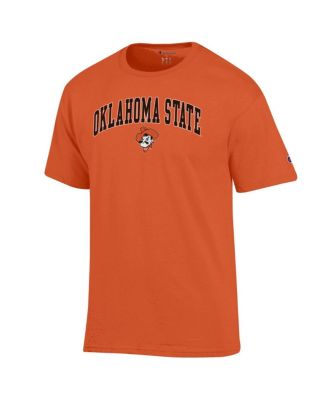 Men's Orange Oklahoma State Cowboys Arch Over Logo T-Shirt