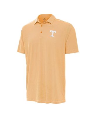 Antigua - Men's Orange Tennessee Volunteers Twine Polo