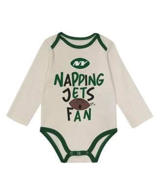 Baby Boys and Girls&nbsp;3-Piece Green New York Jets Little Champ Set