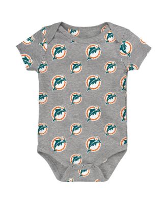Newborn 3-Pack Miami Dolphins Little Tike Bodysuit Set
