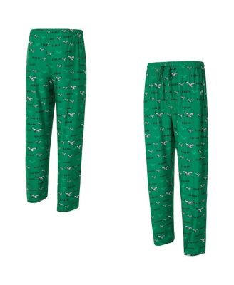 Concepts Sport - Men's Kelly Green Philadelphia Eagles Retro Mosaic Allover Print Knit Pants