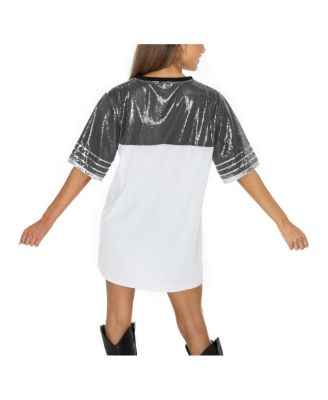 Women's White Alabama Crimson Tide Full Sequin Jersey Dress