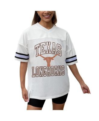 Gameday Couture - Women's White Texas Longhorns Iconic Oversized Fashion Jersey