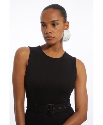 Women's Jersey Pleated Maxi Dress