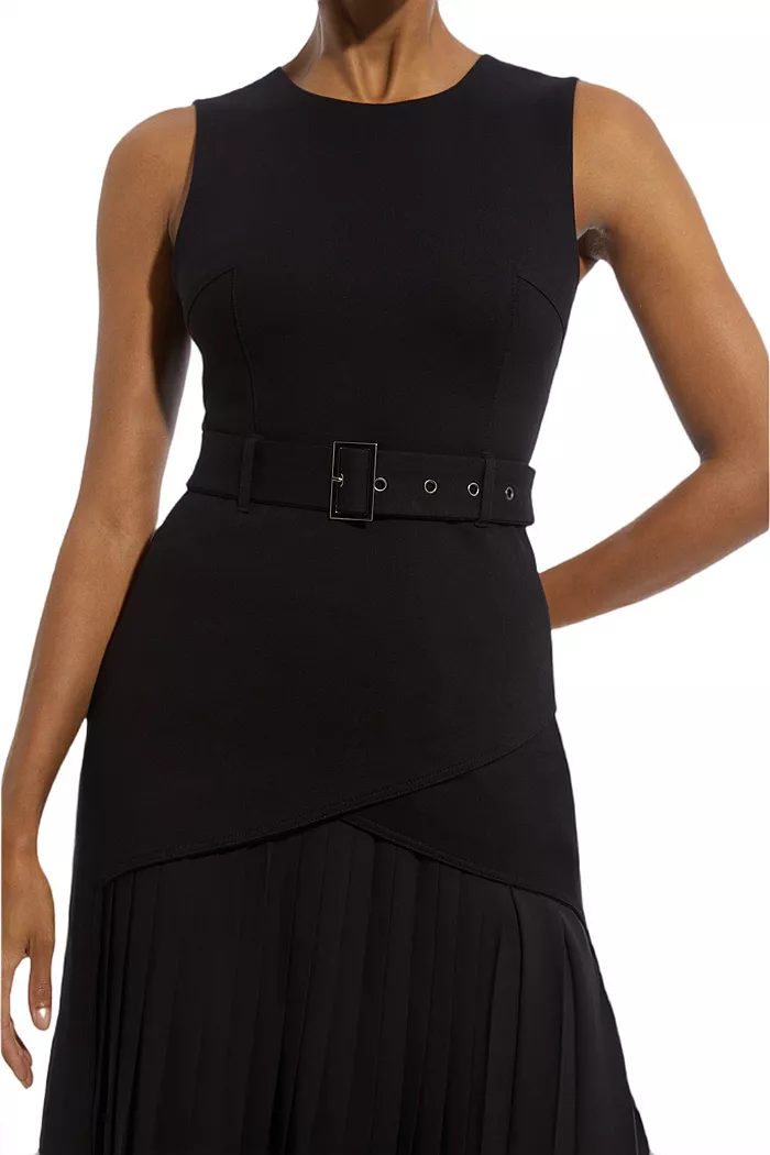 Women's Jersey Pleated Maxi Dress - thumbnail 5