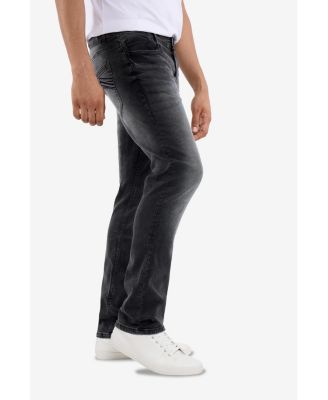 Men's Slim Fit Silicone Back Pocket Jeans