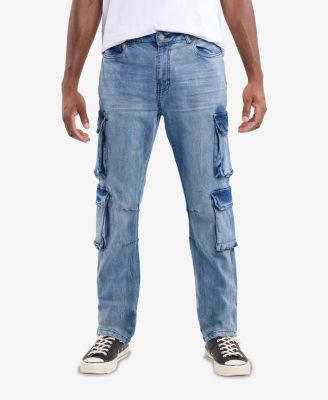 Men's Straight Fit Cargo Jeans