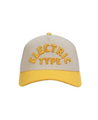 Pok&eacute;mon Electric Type Yellow & White A-Frame Snapback Hat