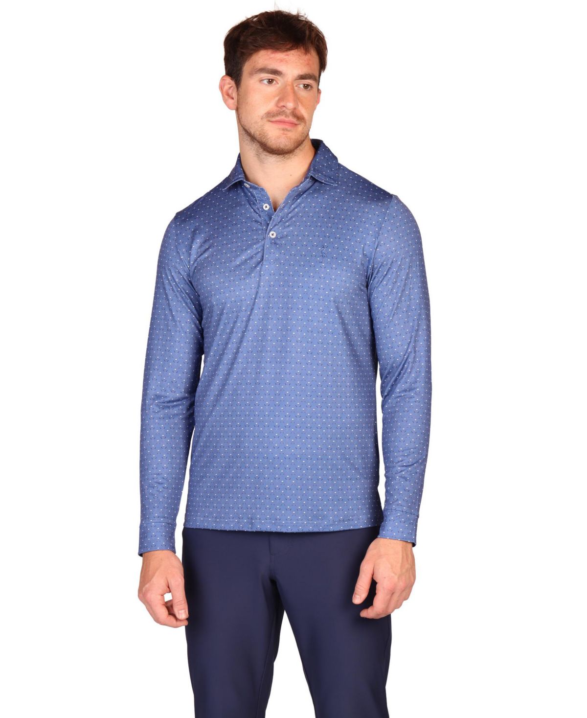 Поло для игры в гольф с клюшками для гольфа и длинными рукавами