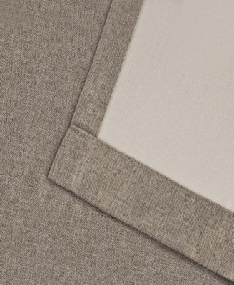 Linen-Inspired Room Darkening Grommet Top Curtains, 42" x 108" (Set of 8)