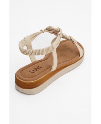 JUNES Buckle-Embellished Sandal (Women)