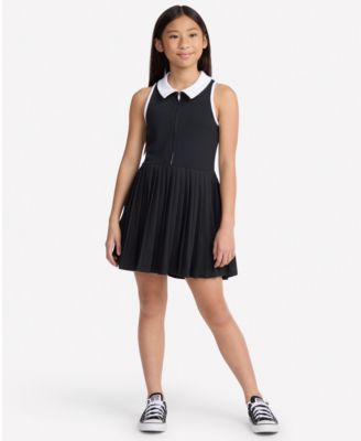 abercrombie kids - Girls Half-Zip Pleated Mini Dress