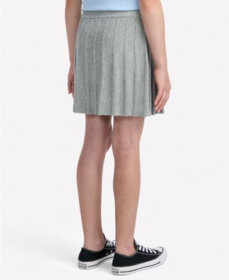 Girls' Pleated Sweater Skirt