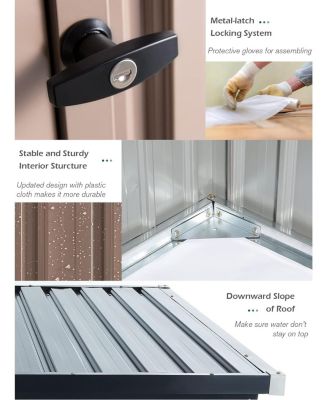 7'x7' Outdoor Storage Shed