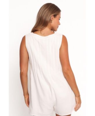 Women's Kallie Tie Front Romper