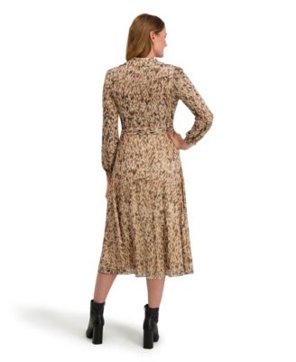 Angela Long Sleeve Reversible Wrap Dress