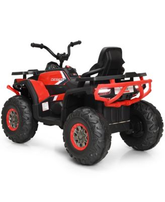 12V Kids Electric 4-Wheeler ATV Quad 2 Speeds Ride On Car w/MP3&LED Lights